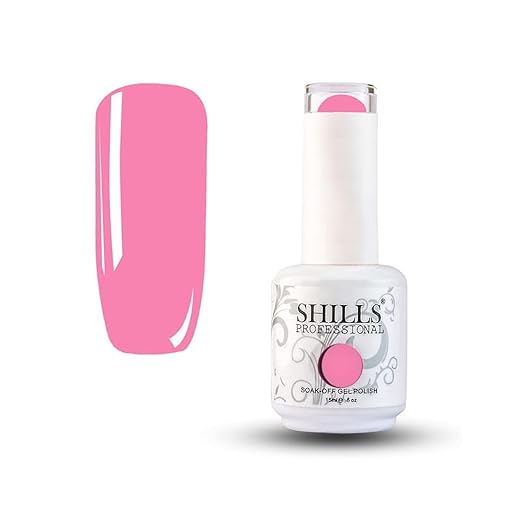 SHILLS PROFESSIONAL UV/LED Soak Off Gel Polish (Gel Nail Polish) Nail Art Nail Polish Color 15ml