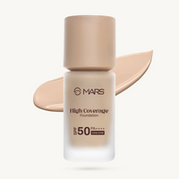MARS HIGH COVERAGE FOUNDATION SPF50 PA++++ UVA/UVB 40ML