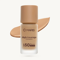 MARS HIGH COVERAGE FOUNDATION SPF50 PA++++ UVA/UVB 40ML