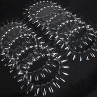 SHILLS PROFESSIONAL PRACTICE TIP WHEEL ARTIFICIAL NAIL ART TIPS NT001 10PCS SET