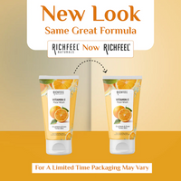 RICHFEEL NATURAL VITAMIN C FACE WASH BRIGHTENS & PROVIDES GLOW 100G
