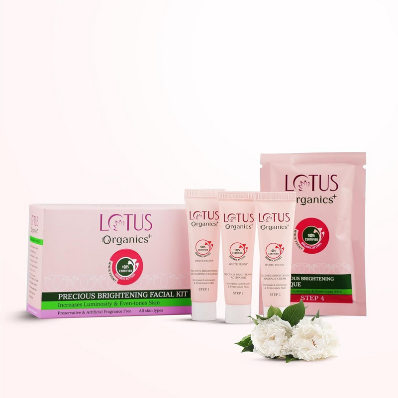 LOTUS ORGANICS + PRECIOUS BRIGHTENING FACIAL KIT