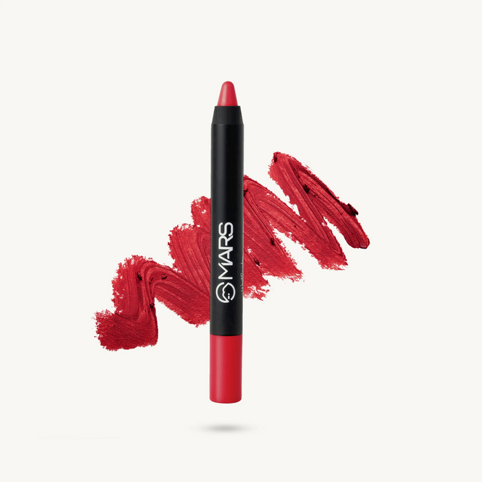 MARS Long Lasting Crayon Lipstick up to 12 Hours Stay | Matte Finish | Waterproof | Won't Smudge Won't Budge Lip Crayon (3.5 gm)