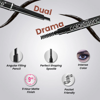 COLORESSENCE EXPERT EYEBROW PENCIL 2 IN  1 DUAL FUNCTION