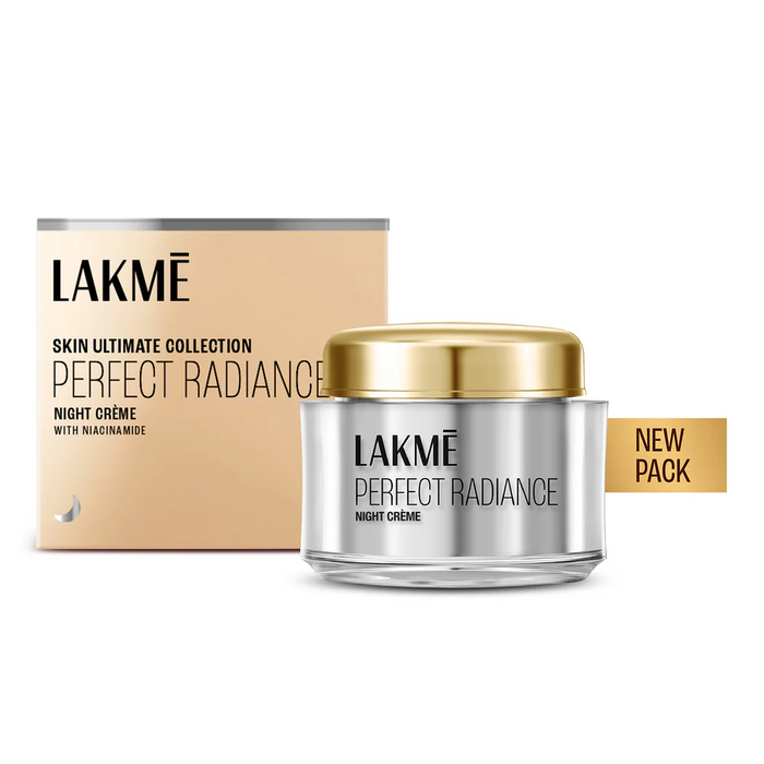LAKME SKIN ULTIME COLLECTION PERFECT RADIANCE NIGHT CREME WITH NIACINAMIDE 50G