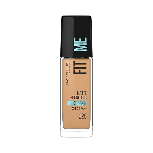 MAYBELLINE FIT ME MATTE + PORELESS 16H OIL CONTROL FOUNDATION SPF 22 PA++ 30ML