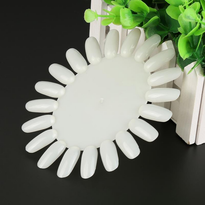SHILLS PROFESSIONAL PRACTICE TIP WHEEL ARTIFICIAL NAIL ART TIPS NT001 10PCS SET