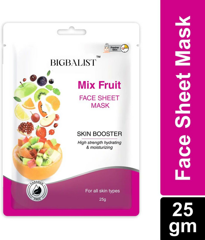 SHILLS PROFESSIONAL MIX FRUIT FACE SHEET MASK SKIN BOOSTER