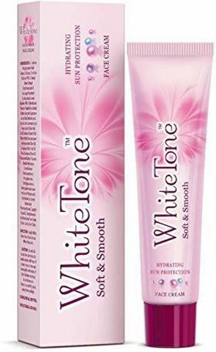 WHITETONE SOFT & SMOOTH HYDRATING SUN PROTECTION FACE CREAM 15G