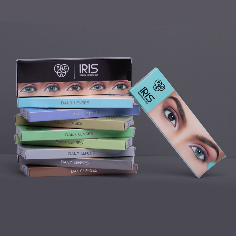 PAC IRIS PREMIUM CONTACT LENSES DESIGNED FOR COMFORT NATURAL LOOKING