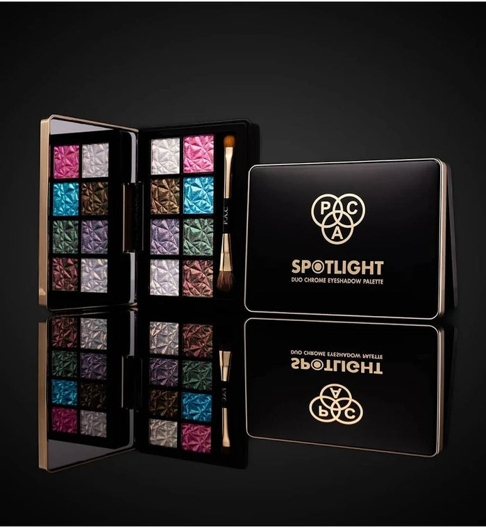PAC SPOTLIGHT DUO CHROME EYESHADOW PALETTE-8COLOR SEASON2