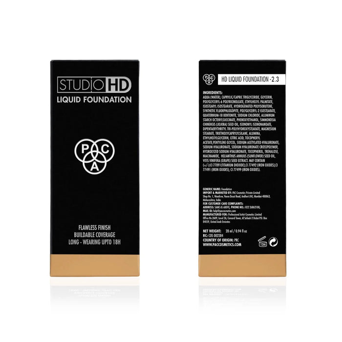 PAC STUDIO HD LIQUID FOUNDATION