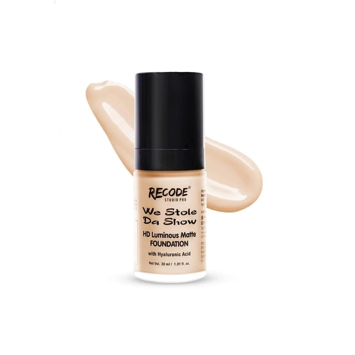 RECODE HD LUMINOUS MATTE FOUNDATION-1.01 ALHIND