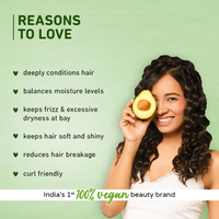PLUM AVOCADO NOURISH-UP HAIR MASK CONTROLS FRIZZ,SMOOTHENS & DEEPLY MOISTURIZES 250G