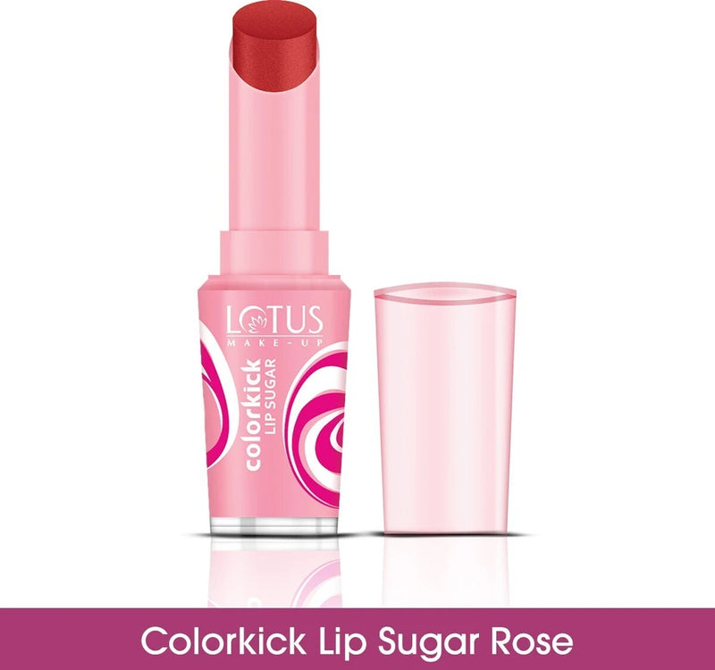 LOTUS MAKEUP COLORKICK LIP SUGAR-ROSE