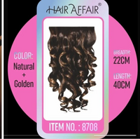 HAIR AFFAIR CURLY HAIR EXTENSION