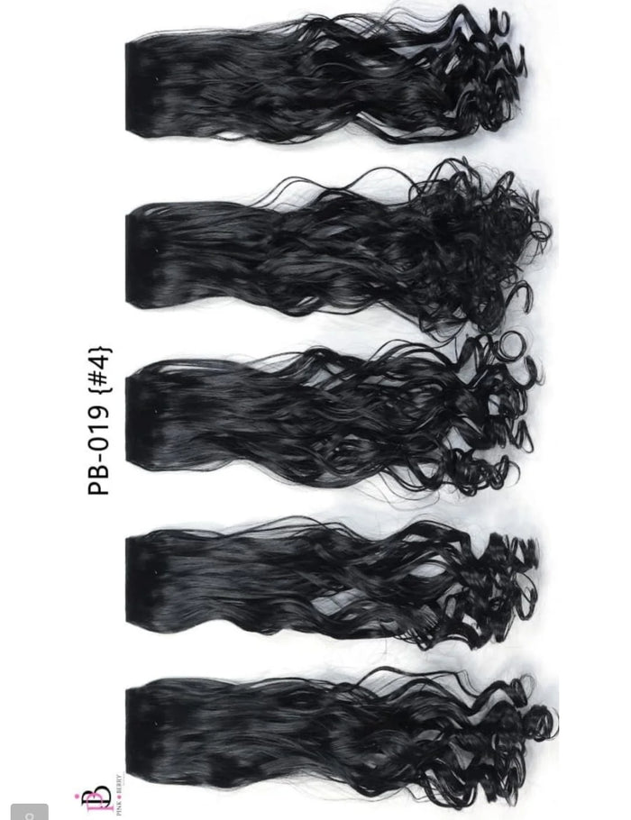 PINK BERRY HAIR EXTENSION CURLY