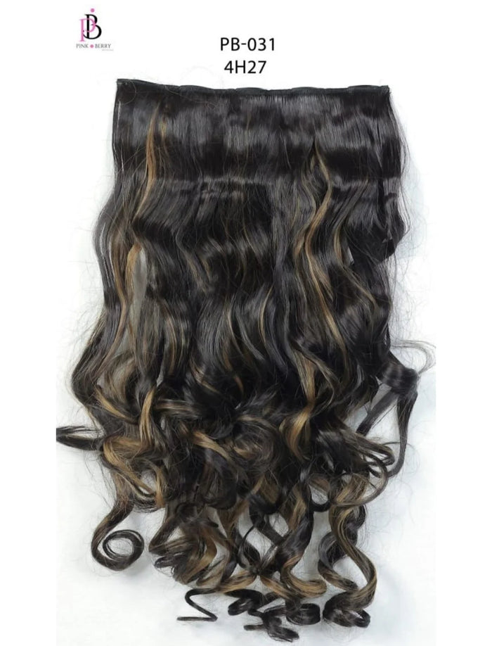PINK BERRY HAIR EXTENSION CURLY