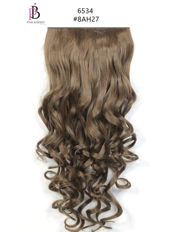 PINK BERRY HAIR EXTENSION CURLY