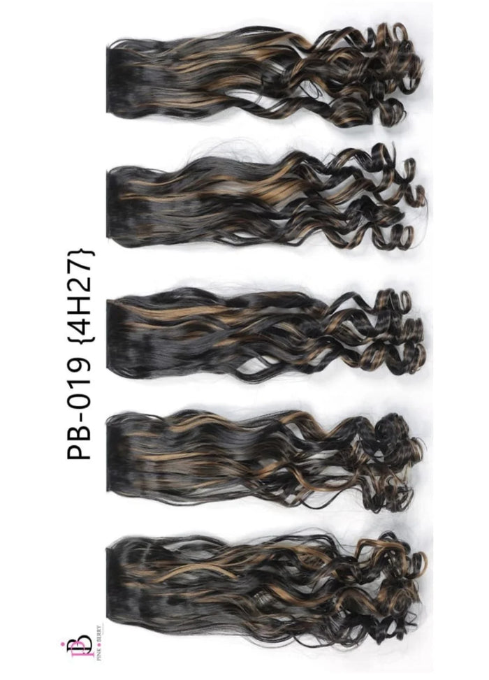 PINK BERRY HAIR EXTENSION CURLY-019