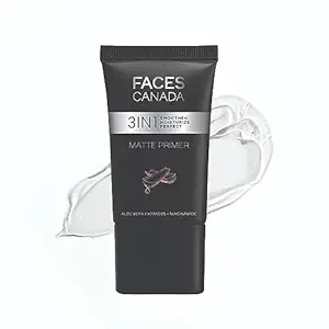 FACES CANADA 3 IN 1 SMOOTHEN MOISTURIZE PERFECT MATTE PRIMER
