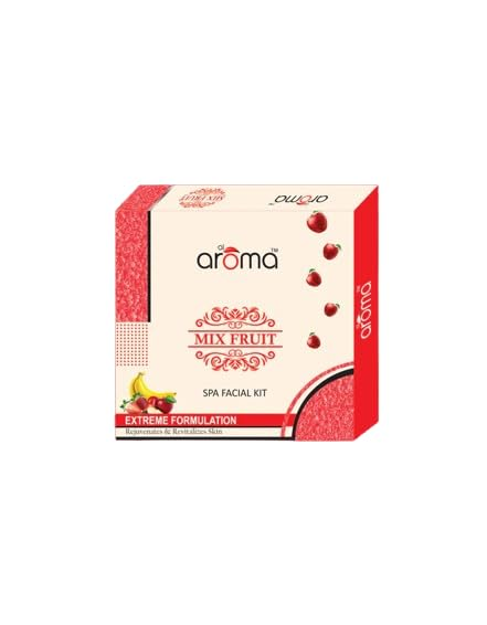 Alaroma Mix Fruit Spa Facial Kit 290g | Nourishing & Revitalizing Facial | Fresh, Glowing & Hydrated Skin | Vitamin-Rich Fruit Facial for Home & Salon Use