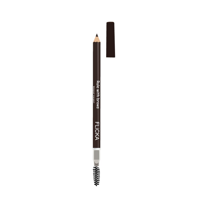 FLICKA RULE WITH BROWS WATERPROOF BROW PENCIL