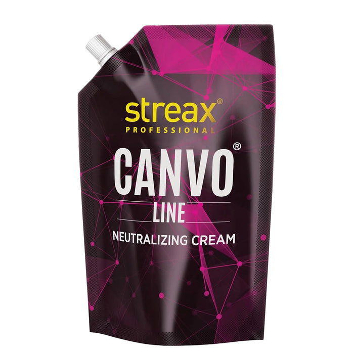 STREAX PROFESSIONAL CANVO LINE NEUTRALIZING CREAM FOR HAIR STRAIGHTENING PROCESS 500G