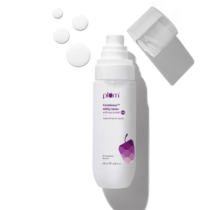 PLUM CERASENSE MILKY TONER WITH ACAI & NMF 1% 100ML