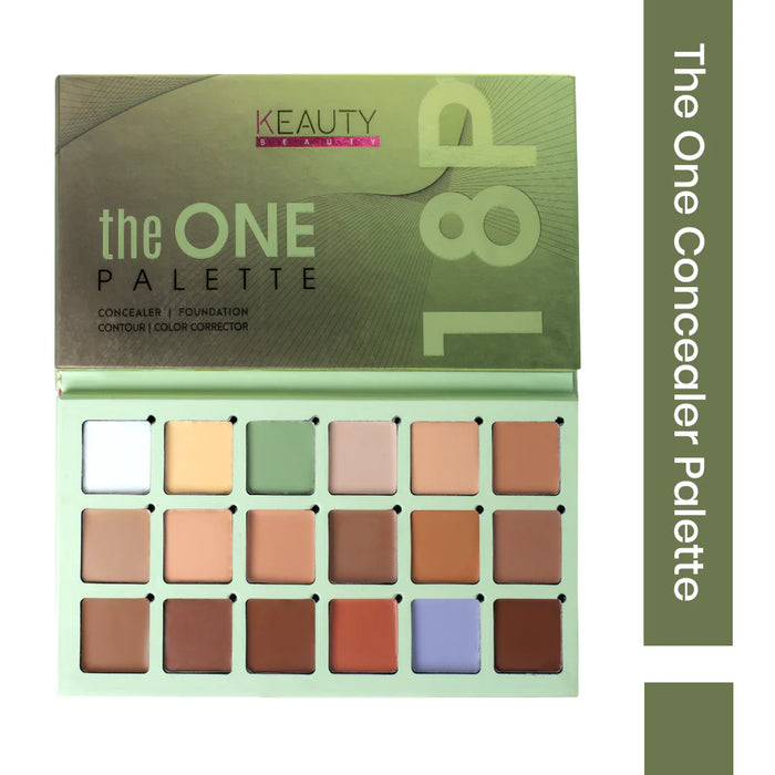 KEAUTY BEAUTY THE ONE CONCEALER & FOUNDATION  PALETTE 18P