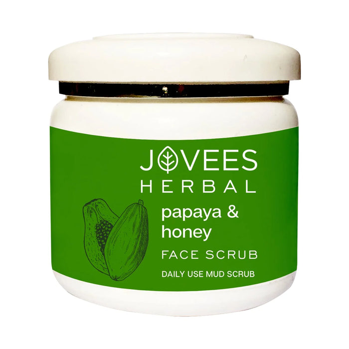 JOVEES HERBAL PAPAYA & HONEY FACE SCRUB 400G