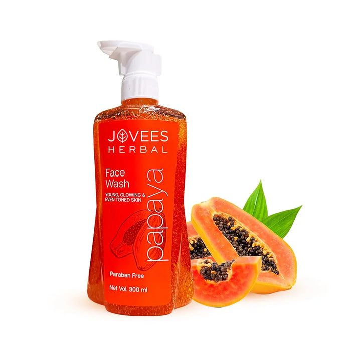 JOVEES HERBAL PAPAYA FACE WASH YOUNG GLOWING & EVEN TONED SKIN 300ML