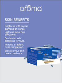 AROMA CRYSTAL DIAMOND NATURAL RADIANCE BLEACH CREAM 325G