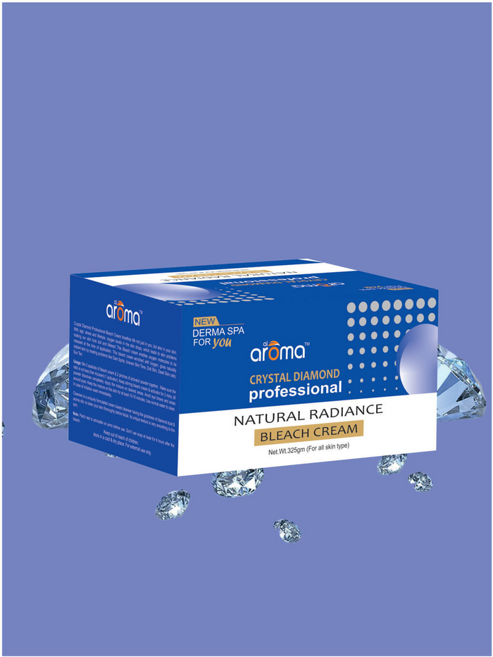 AROMA CRYSTAL DIAMOND NATURAL RADIANCE BLEACH CREAM 325G