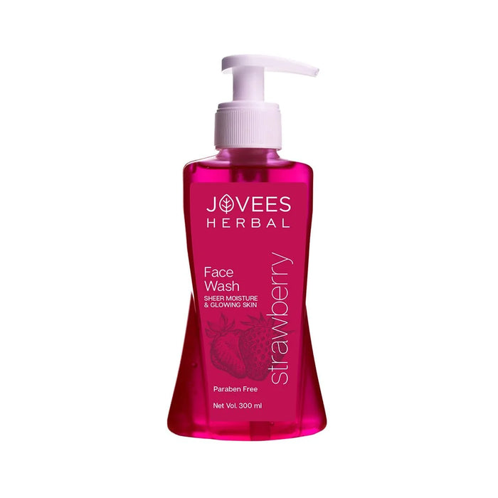 JOVEES HERBAL STRAWBERRY FACE WASH SHEER MOISTURE & GLOWING SKIN 300ML
