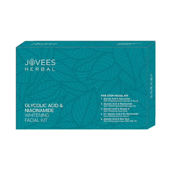 JOVEES HERBAL GLYCOLIC ACID & NIACINAMIDE WHITENING FACIAL KIT