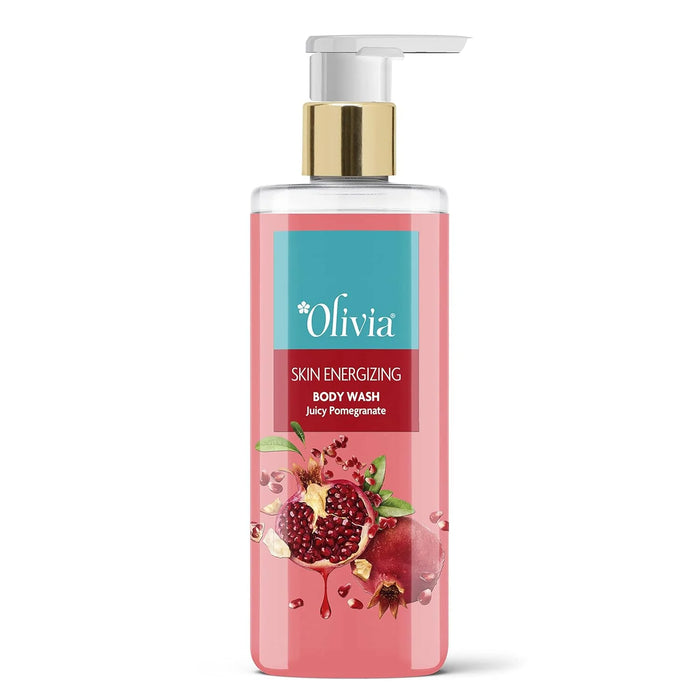 OLIVIA SKIN ENERGIZING BODY WASH JUICY POMEGRANATE 250ML