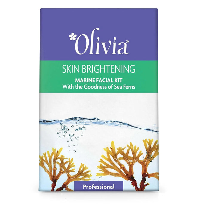 OLIVIA SKIN BRIGHTENING MARINE FACIAL KIT WITH THE GOODNESS OF SEA FERNS