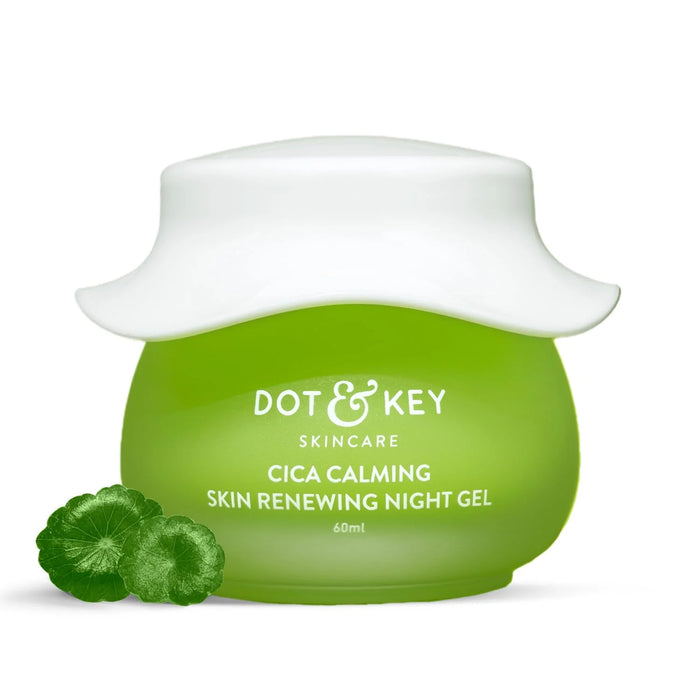 DOT & KEY CICA CALMING SKIN RENEWING NIGHT GEL 60ML