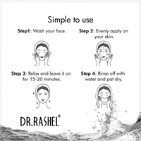 DR.RASHEL PAPAYA FACE PACK BRIGHTENING 380ML