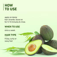 PLUM AVOCADO NOURISH-UP HAIR MASK CONTROLS FRIZZ,SMOOTHENS & DEEPLY MOISTURIZES 250G