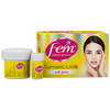 Fem Crème Bleach - Turmeric & Milk, Soft Glow, All Skin Types, No Added Silicones, No Added Parabens, 8 g