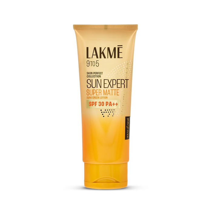 Lakmē Sun Expert SPF 30 PA++ Ultra Matte Lotion Sunscreen with Niacinamide | Helps reduce pigmentation | Non-sticky | For All Skin Types, For UVA/B Protection,No White Cast 100ml