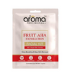 AROMA Professional Fruit AHA Exfoliation Facial Kit | Glow-Boosting 6 Step Facial | Soft & Supple Skin Formula | Suitable for All Skin Types | 55g
