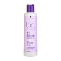 Schwarzkopf Professional Bonacure Frizz Away Conditioner for Men & Women | Anti-Frizz & Smoothing Formula with Babassu Oil | Deep Nourishment for Silky, Manageable Hair (200 ML)
