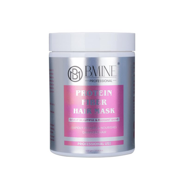 BMINE Fiber Protein Hair Mask For Repairing And Nourishment of Hair | Restores Dry & Damaged Hair | For all hair types | Hair Mask for Men & Women 1000 ML
