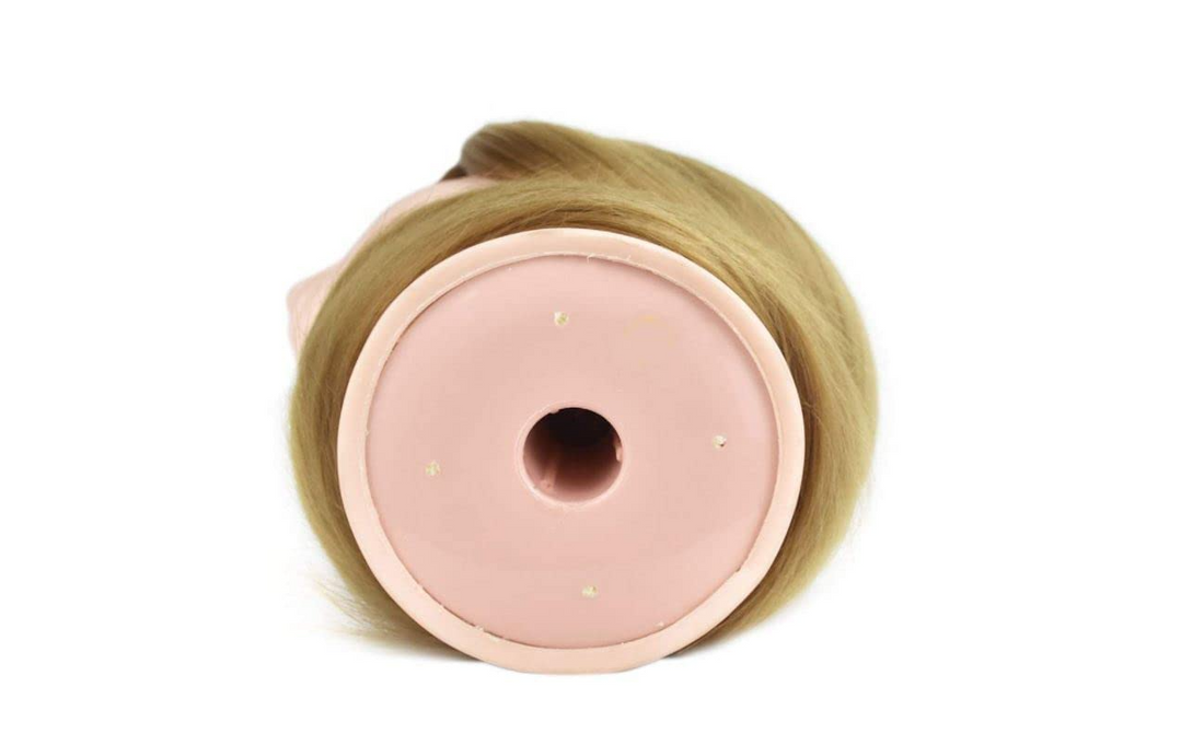 Dummy /Hair Dummy For Hair Styling/Hair Dummy For Hair Styling Practice/Salon Mannequin For Hairstyle Practice Golden.