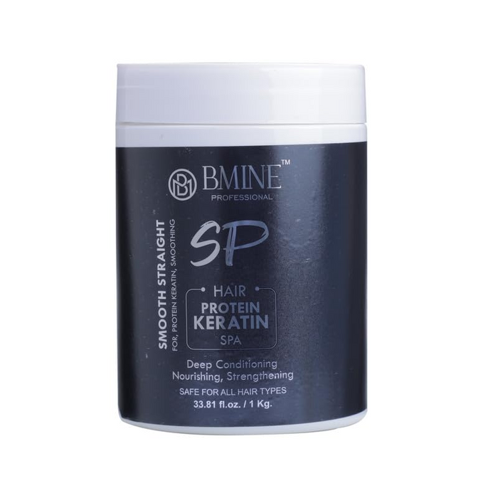 BMINE Keratin Protein Hair Mask For Protein Karatin smoothing | Restores Dry & Damaged Hair | For all hair types | Hair Mask for Men & Women 1000 ML