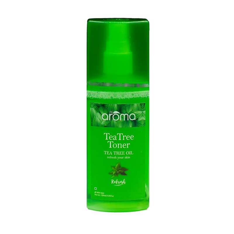 AROMA Tea Tree Toner For Healthy & Glowing Skin, Hydrating Light Weight Anti Acne Moisturizing Face Toner for All Skin Types (120 ml)