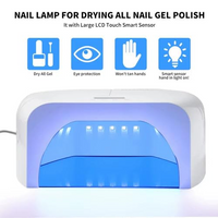 Shills Professional PureCure UV/LED Nail Lamp | High Power Fast Nail Dryer for Gel Polish, Builder Gel & Nail Art | Auto Sensor, Multiple Timer Settings | Salon & Home Use